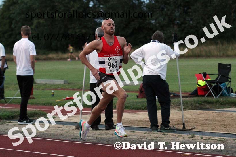 3000 metres, 2021 North East Grand Prix 6, Monkton, Wednesday, August 4th. Photo: David T. Hewitson/Sports for All Pics